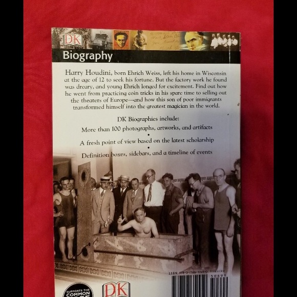 Harry Houdini famous magician Biography Book - Picture 4 of 5